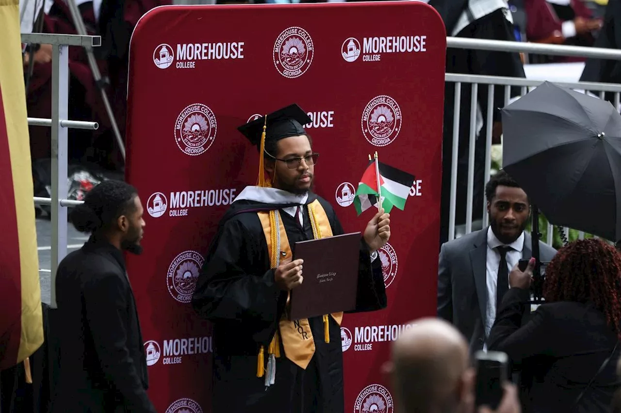 Biden calls Gaza ‘humanitarian crisis’; some Morehouse grads turn their backs