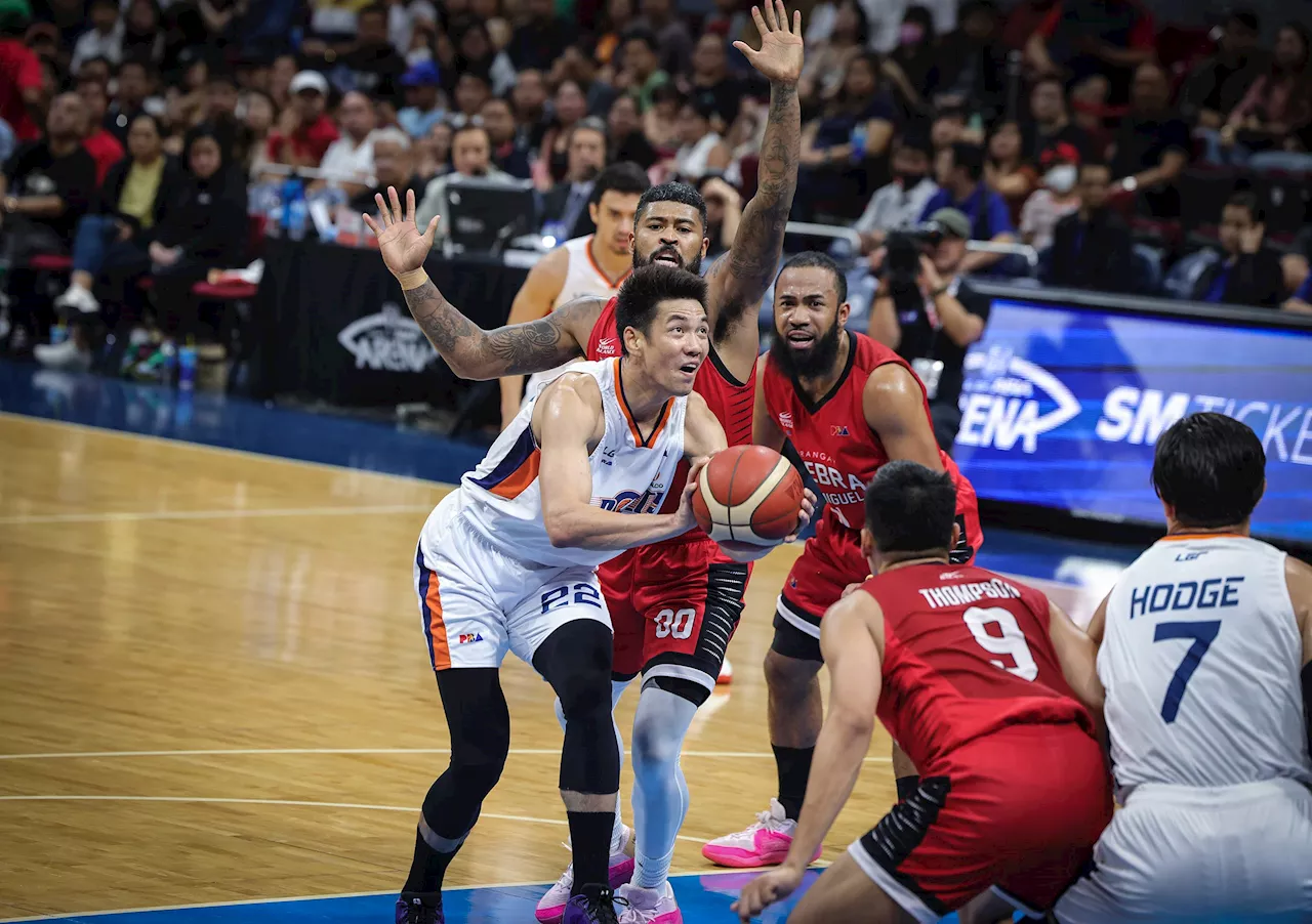 PBA: Meralco equalizes vs Barangay Ginebra, spoils Standhardinger's 41 points