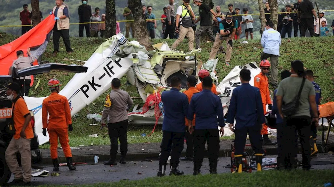 Korban Pesawat Jatuh di BSD Sempat Minta Tolong, Jenazah Dibawa ke Rumah Sakit Polri