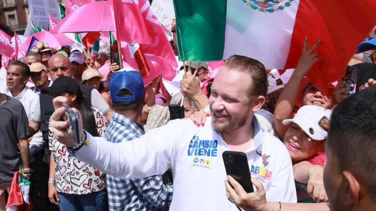 &quot;El Zócalo es nuestra última parada que nos llevará al triunfo&quot;, dice Santiago Taboada