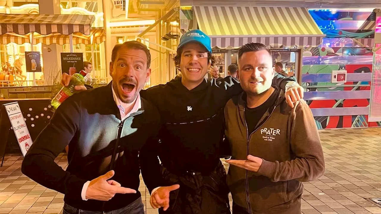 YouTube-Star David Dobrik überrascht im Wiener Prater