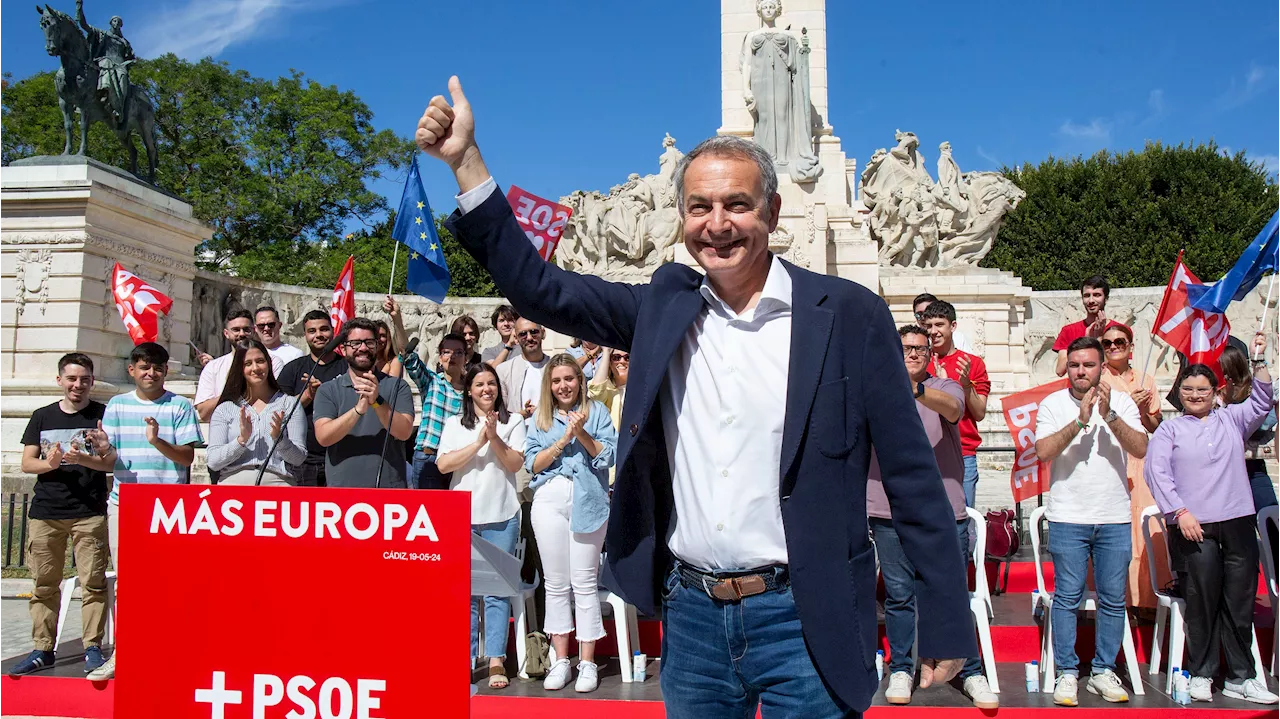 José Luis Rodríguez Zapatero defiende las políticas del PSOE en Europa