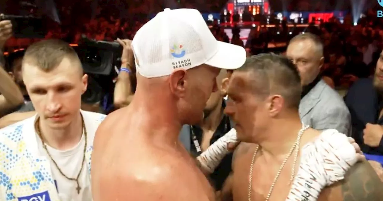 Details emerge of Tyson Fury’s invitation to Usyk immediately after brutal fight