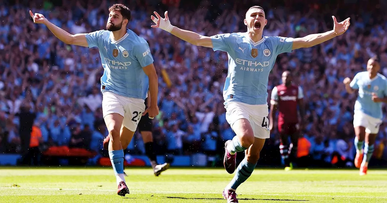 Manchester City crowned Premier League champions for fourth season in a row