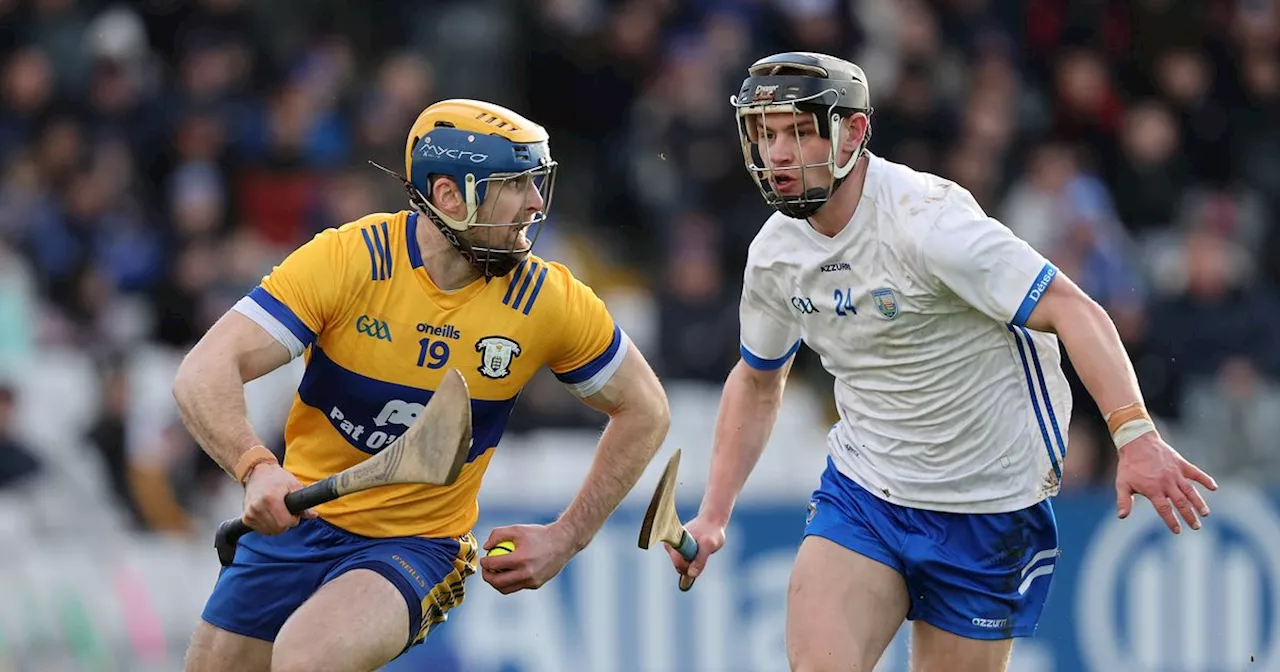 What time and TV channel is Clare v Waterford on today?