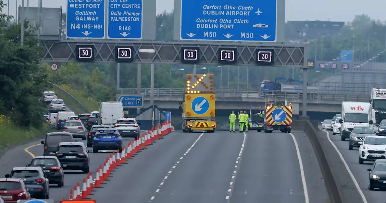 Motorcyclist killed in M50 crash named locally