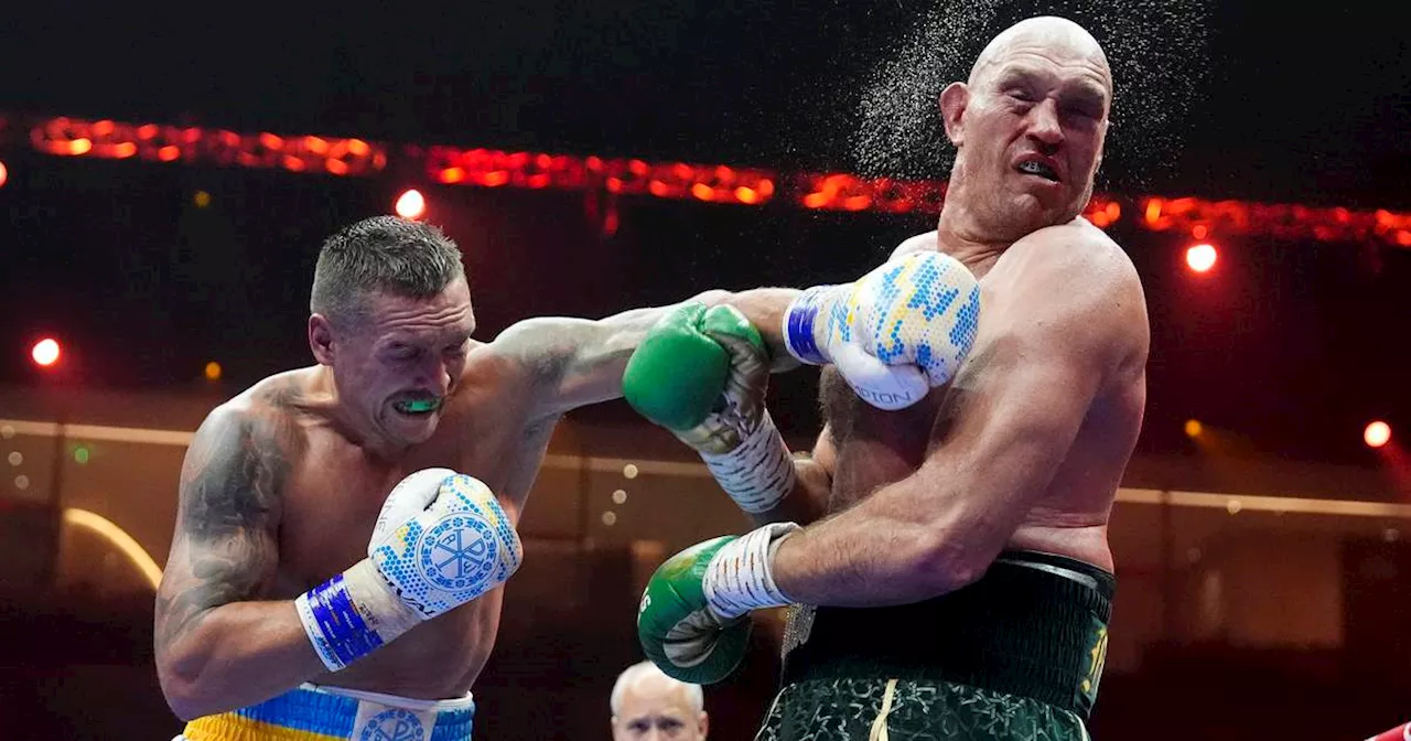 Oleksandr Usyk beats Tyson Fury to become undisputed world heavyweight champion