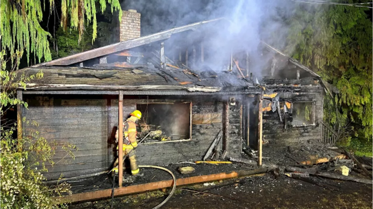 Deadly overnight fire engulfs Machias home, kills sole resident