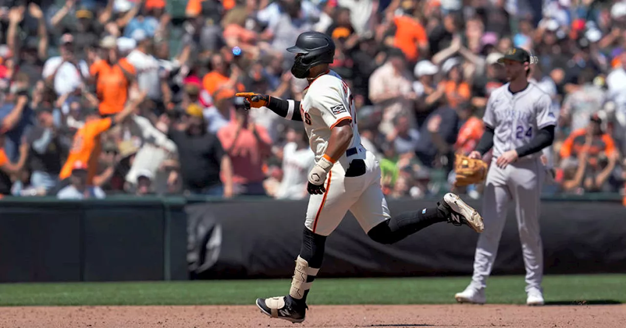 Giants beat Rockies 4-1 for first series sweep this year