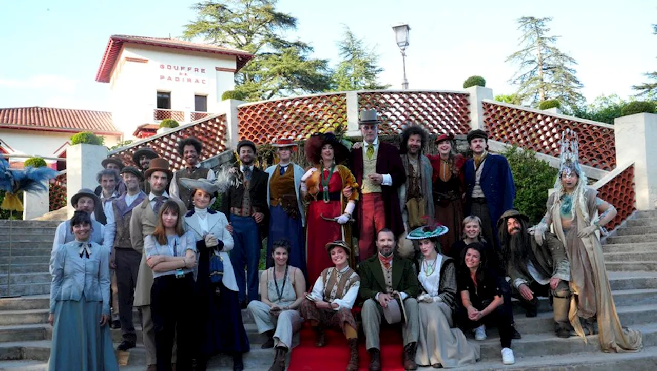 Un spectacle immersif dans le gouffre de Padirac inspiré d’un roman de Jules Verne