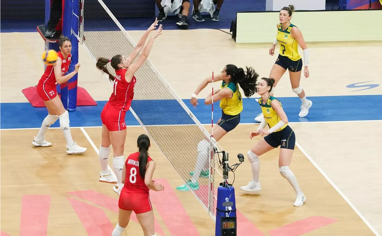 Brasil não decepciona e vence a Sérvia pela Liga das Nações de Vôlei Feminino