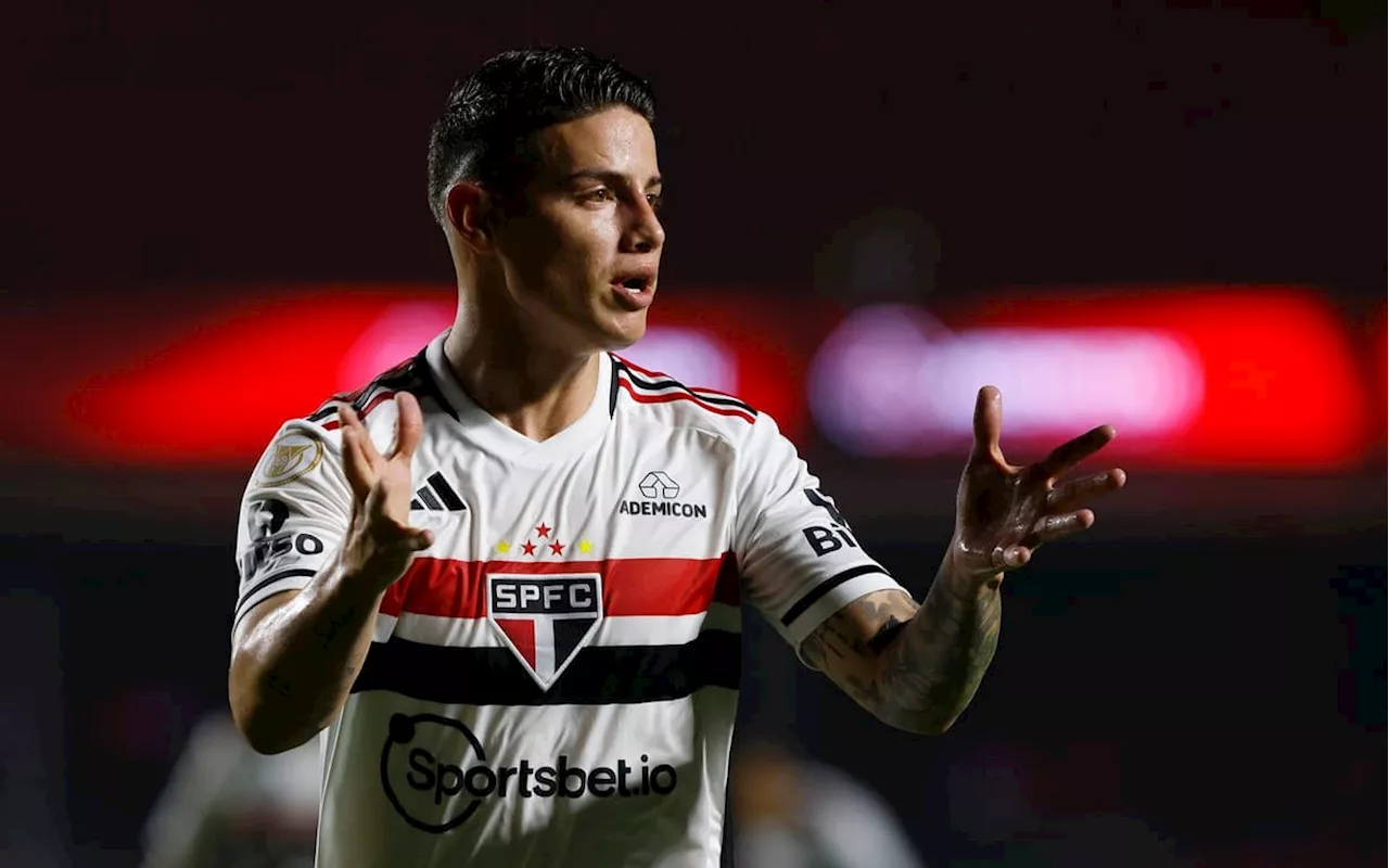 Torcedores do São Paulo cansam e apoiam saída de James Rodríguez