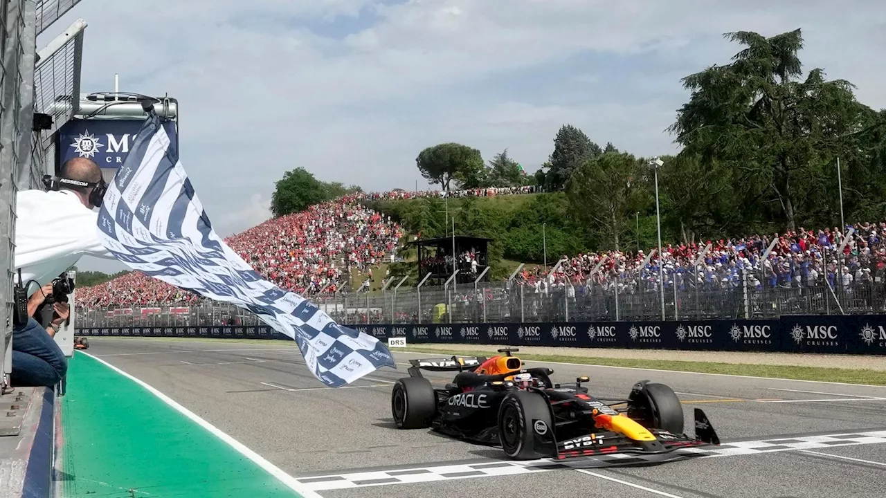 Gp Imola: trionfa Verstappen su Norris, Ferrari terza con Leclerc