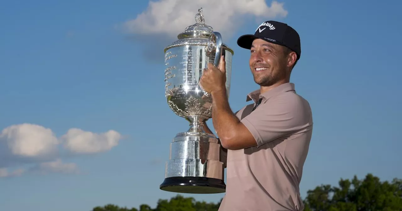 Xander Schauffele sets scoring record at PGA Championship for first major win