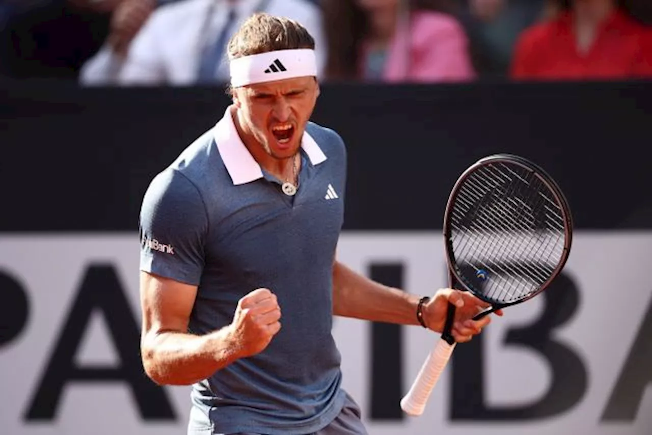 Alexander Zverev s'impose à Rome et remporte son 6e Masters 1000