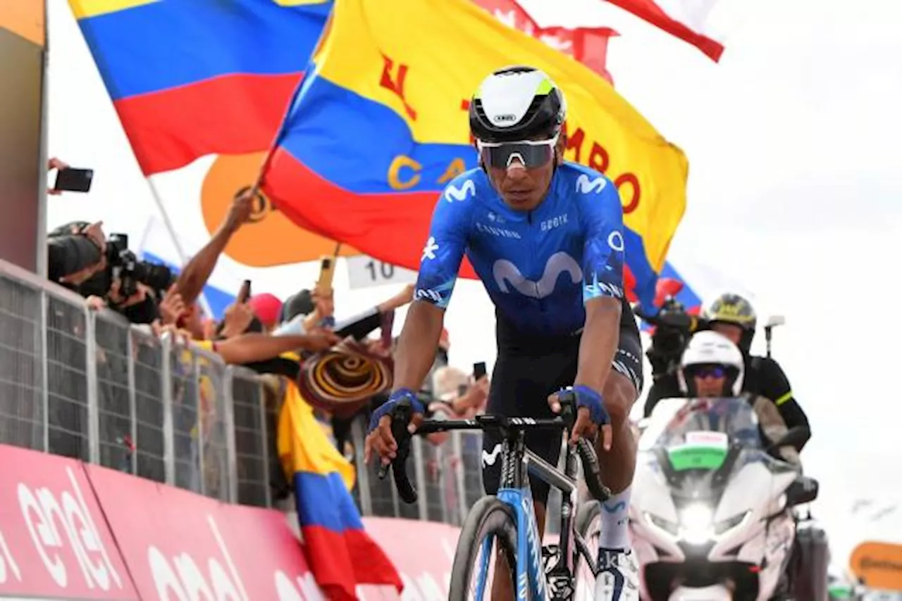 La renaissance de Nairo Quintana, dernier rempart à Tadej Pogacar sur la 15e étape du Giro