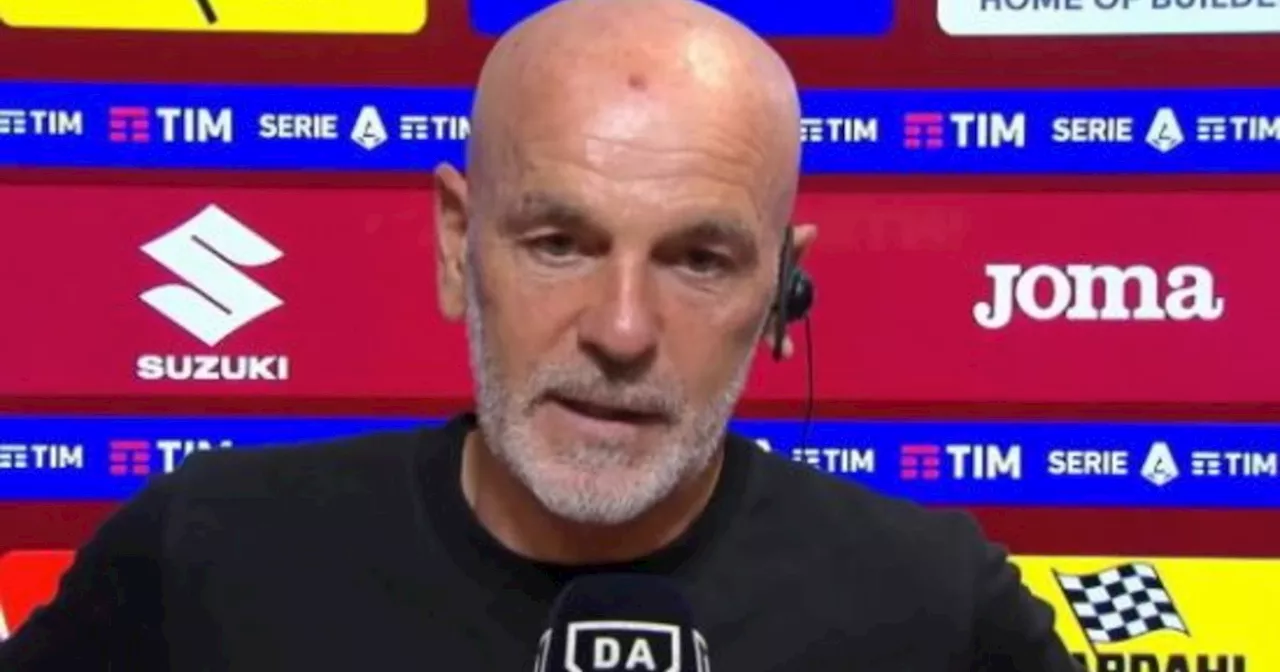 Stefano Pioli si sfoga davanti alle telecamere: &#034;Secondo posto scadente?&#034;