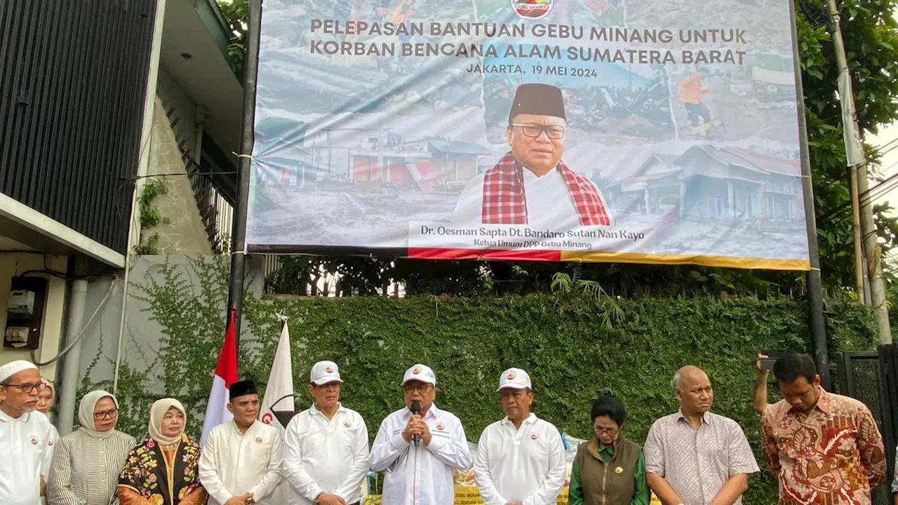 Bantu Korban Bencana Banjir dan Longsor Sumbar, Gebu Minang Kirim 9.000 Paket Sembako