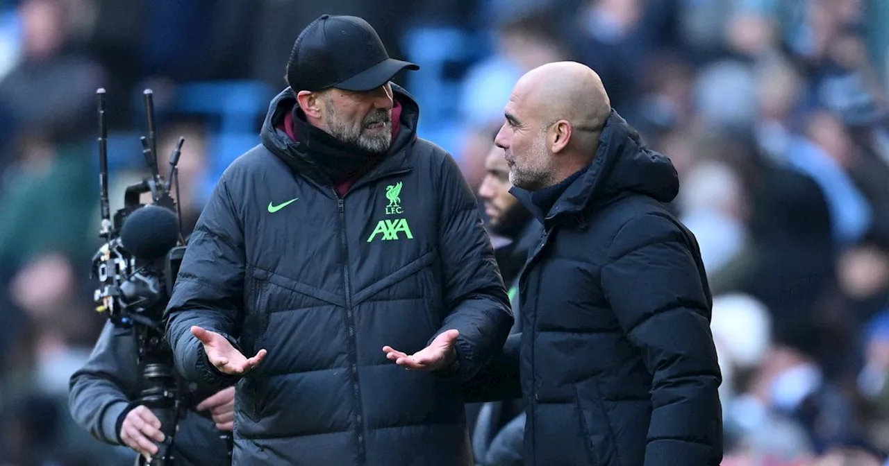 Jurgen Klopp sends 115 charges message to Pep Guardiola