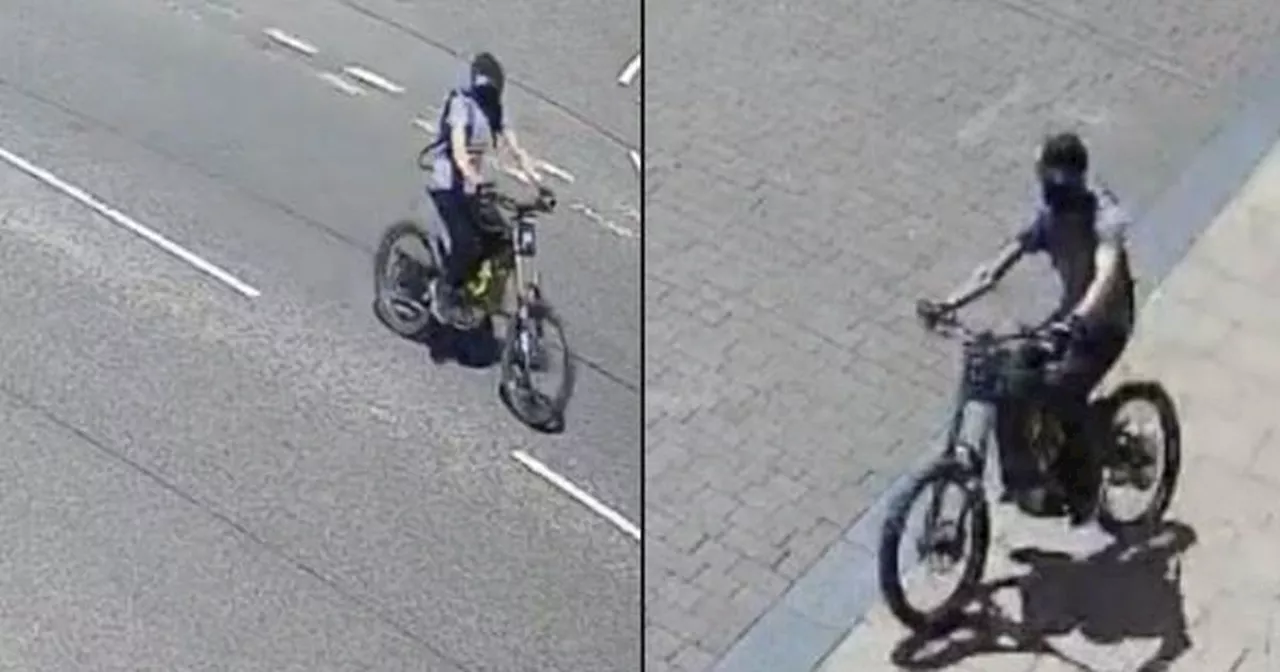 Pensioner, 77, violently assaulted as police hunt masked attacker on bike