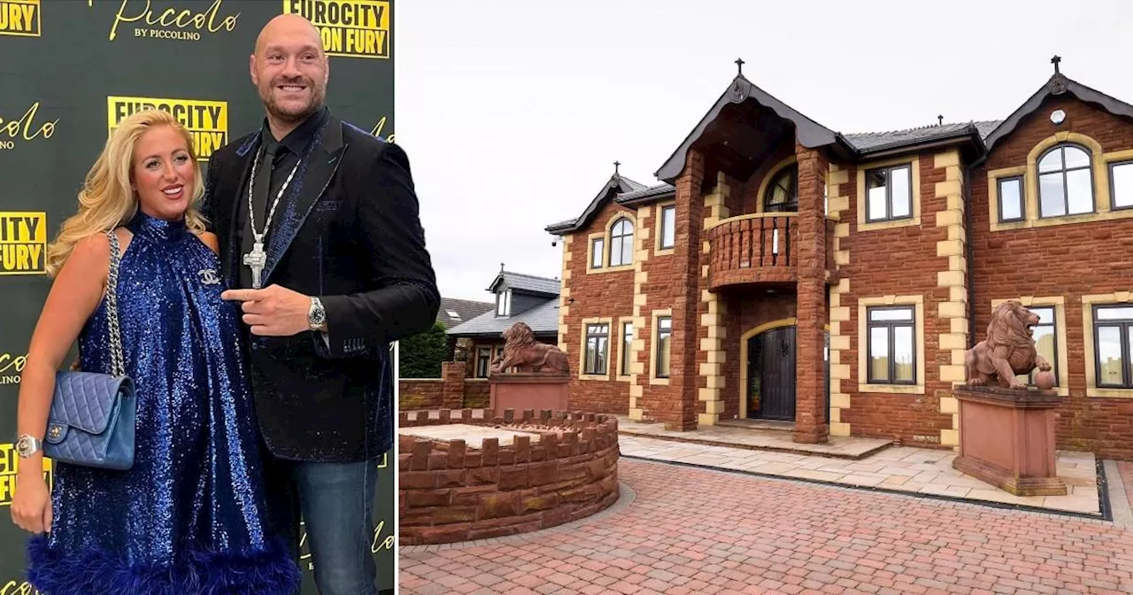 Inside Tyson and Paris Fury's lavish £1,700,000 Morecambe mansion