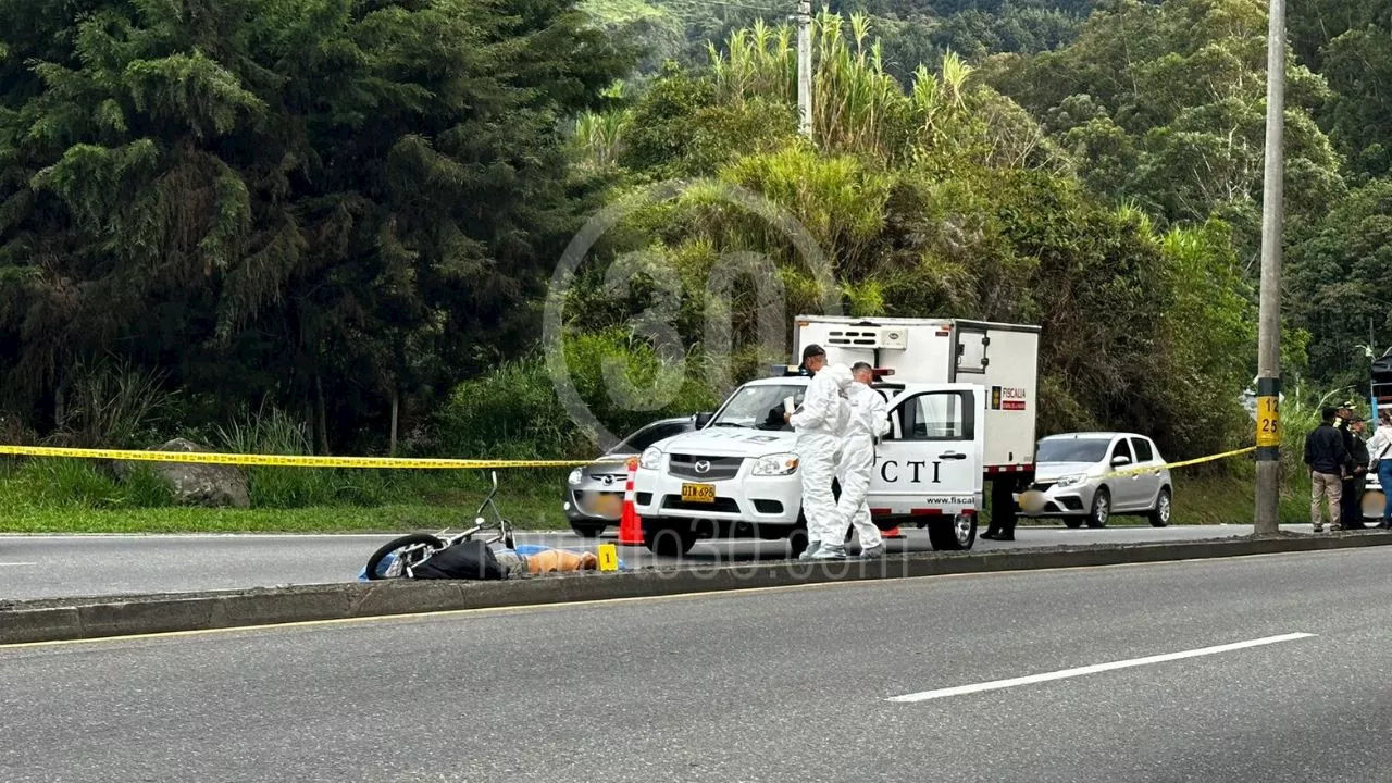 Homicidio en la Autopista Medellín-Bogotá: Ciclista es asesinado en Copacabana, Antioquia