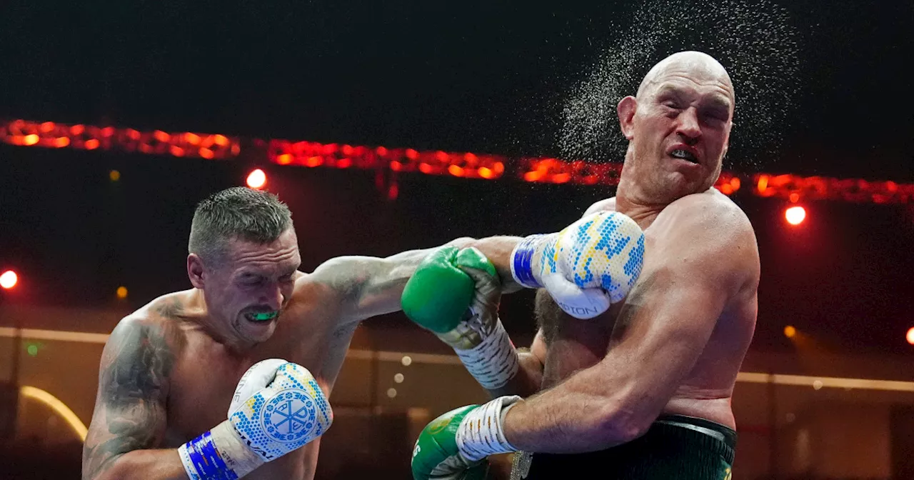 Oleksandr Usyk beats Tyson Fury by split decision to become the undisputed heavyweight champion