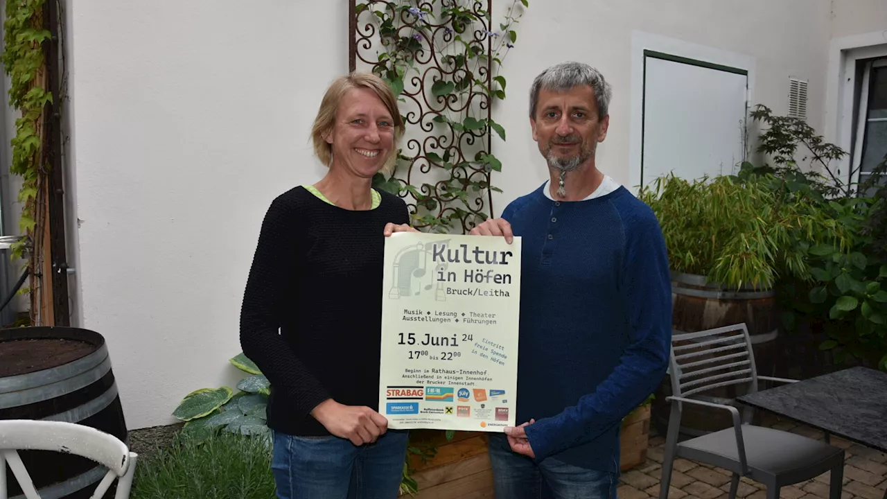 Kultur lockt in historische Brucker Innenhöfe