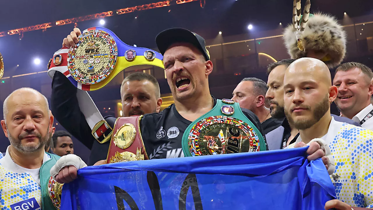 Profiboxer Usyk schlägt Fury im Duell um Schwergewichtskrone