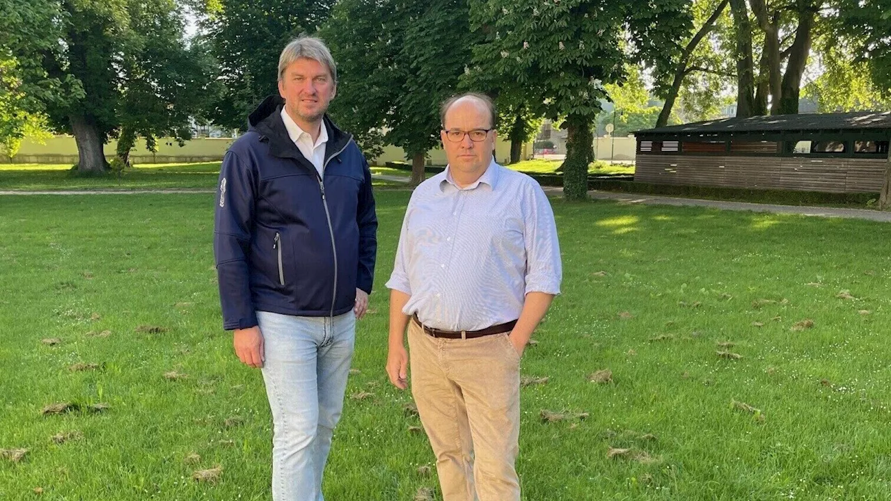 Richard Auer-Welsbach öffnet Schlossgarten für Schwadorfer Familien