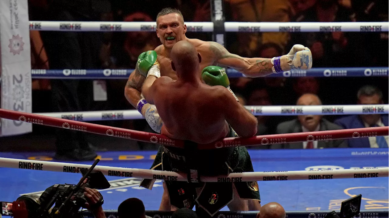 Usyk beats Fury to become first undisputed heavyweight boxing champion in 24 years