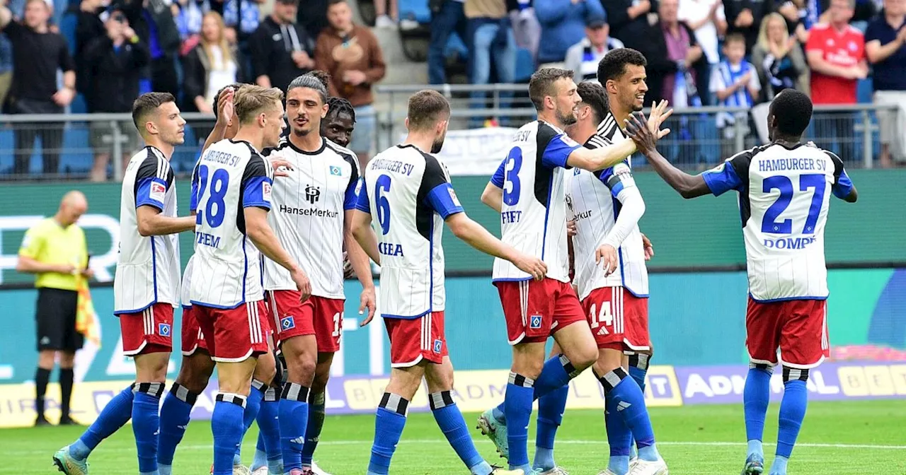 HSV gewinnt dank Glatzel-Dreierpack gegen Nürnberg