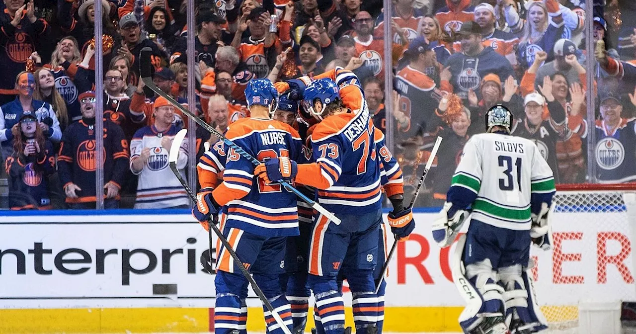 Oilers erzwingen Entscheidungsspiel gegen Canucks