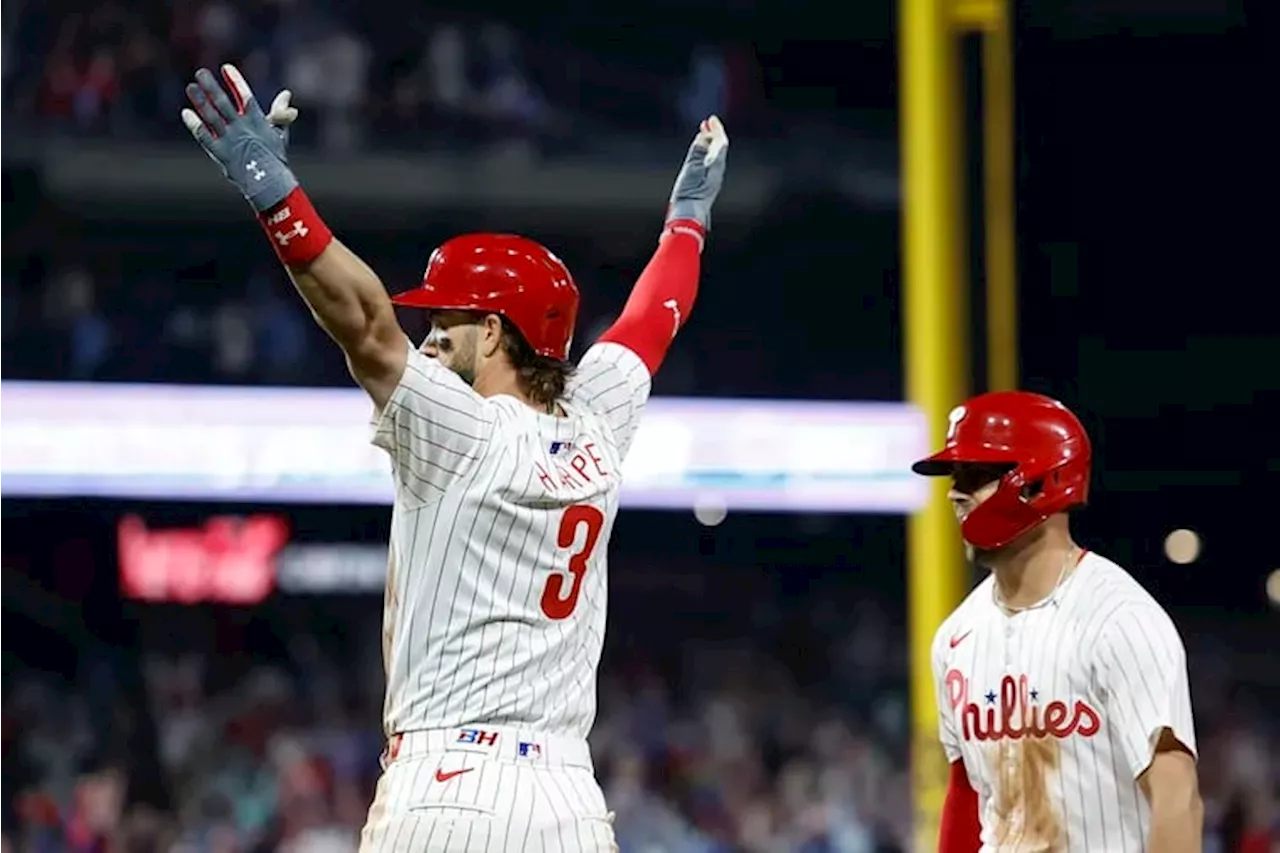 Phillies walk off Nationals in 10th inning, maintain best record in MLB