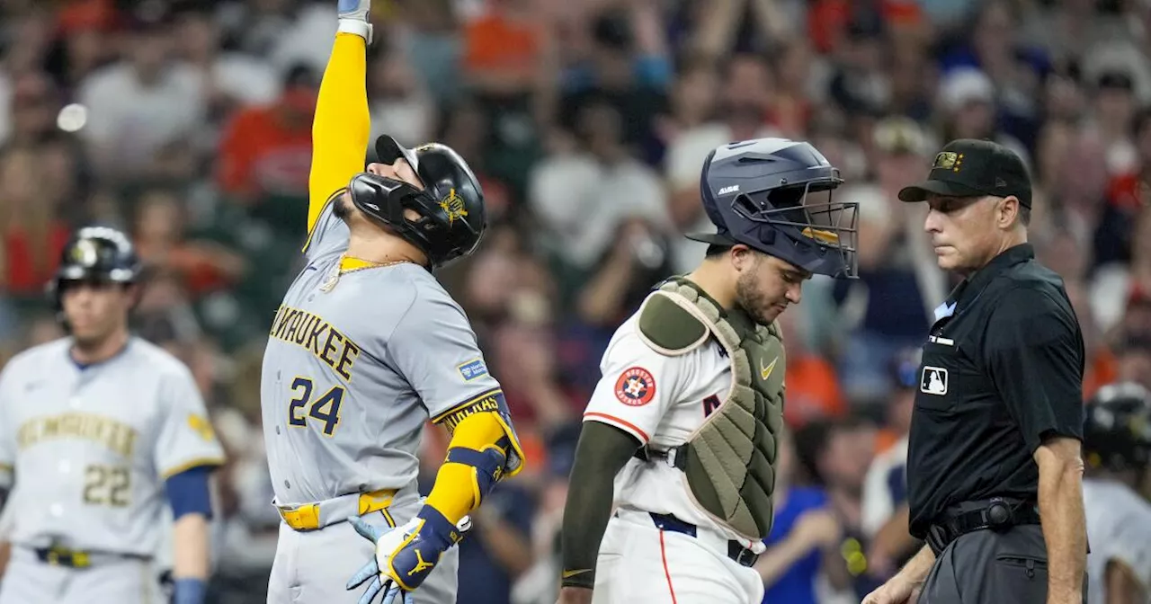 Contreras pega jonrón de 3 vueltas ante Verlander y Cerveceros se imponen sobre Astros