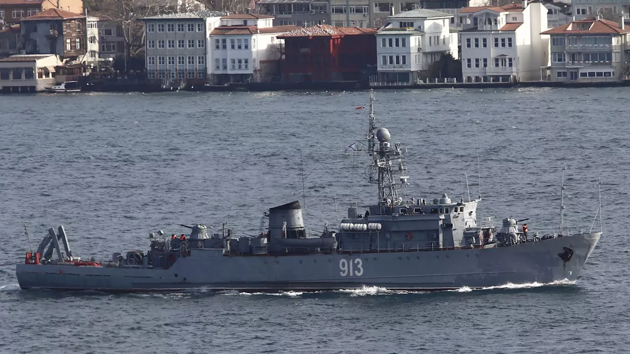 Ukraine war latest: Ukraine 'destroys Russian Black Sea minesweeper'