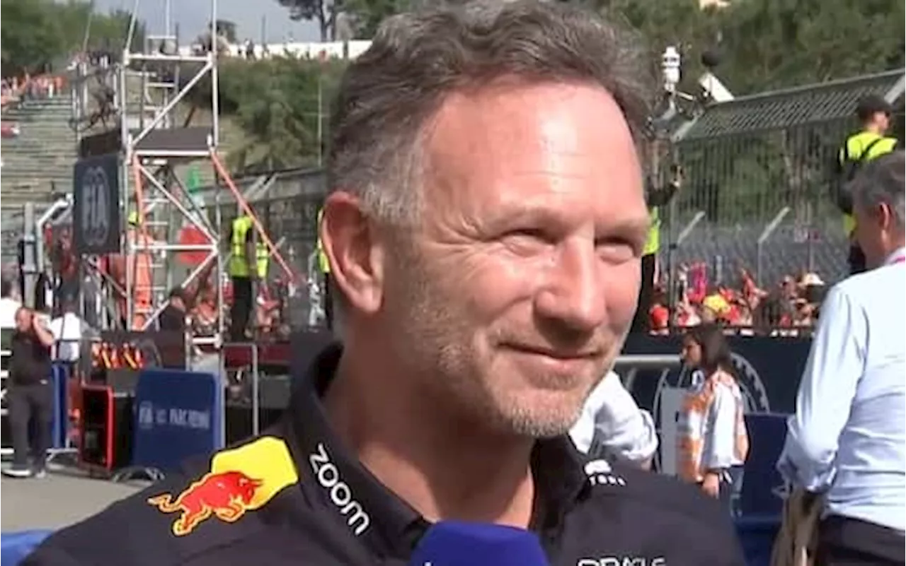 Imola, Horner: 'Verstappen fantastico, ma McLaren e Ferrari non sono tanto distanti'