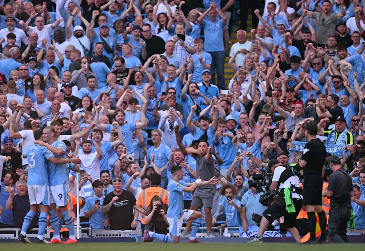 Man City win historic fourth straight Premier League title