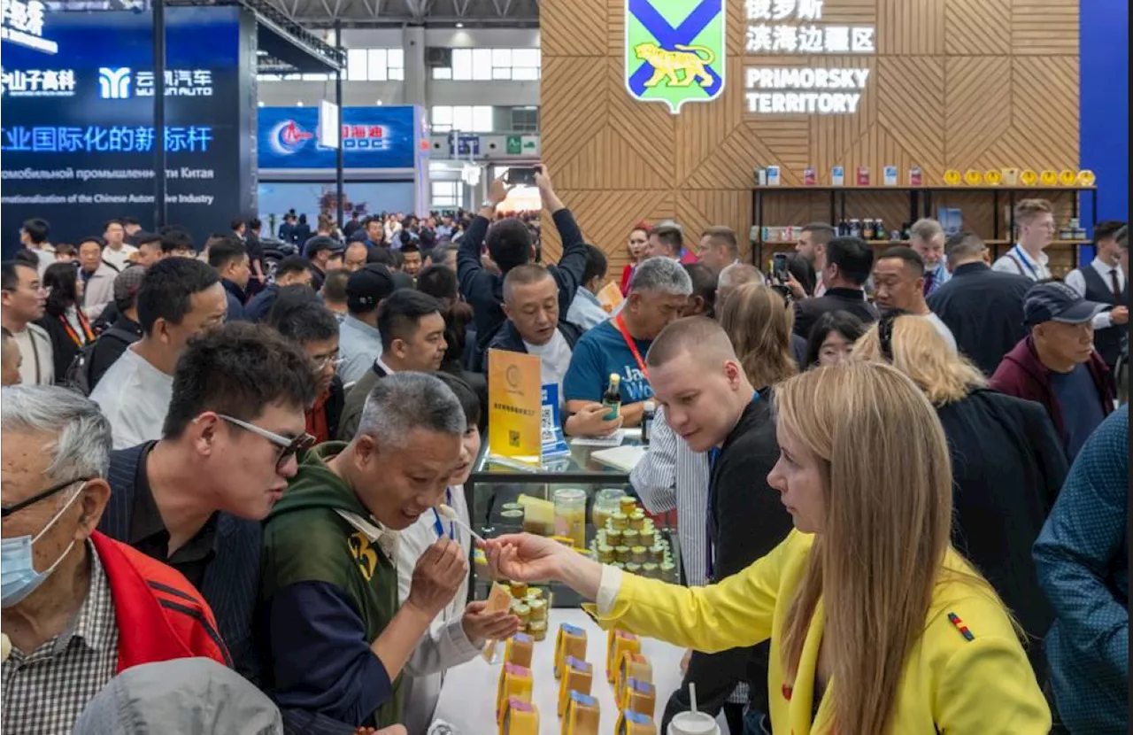 Russia showcases food products in Harbin