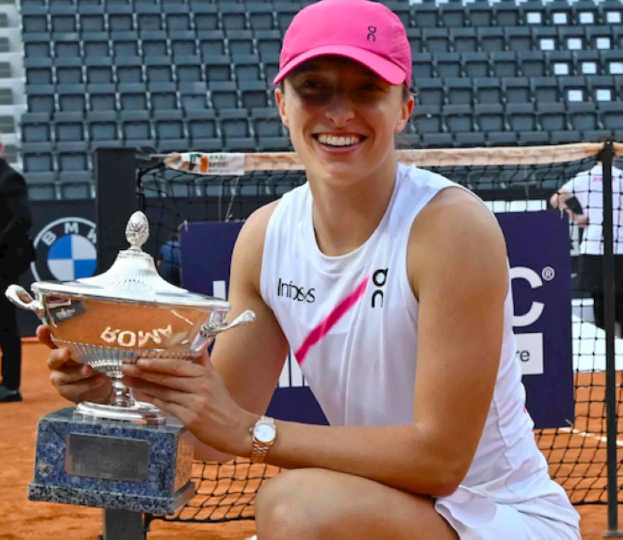 Swiatek routs Sabalenka to win third Rome title