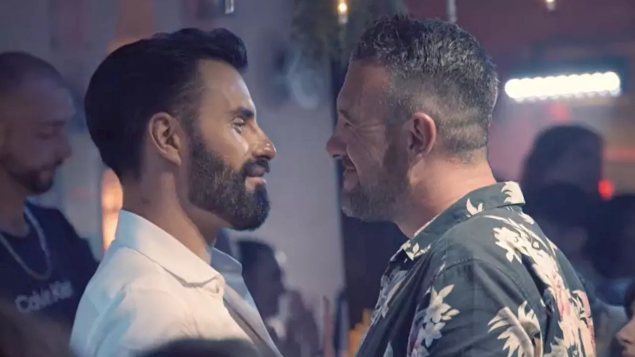 Rylan Clark snogs hunky Italian during raucous night out with Rob Rinder on BBC travel show...