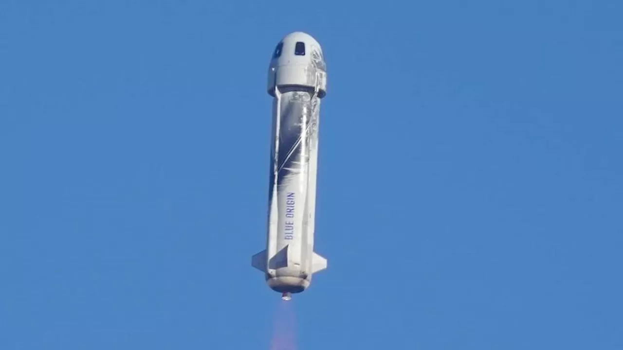 Blue Origin blasts back to space with crew after two years of hiatus