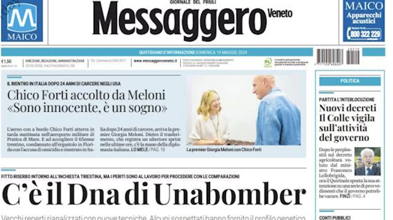 Il Messaggero Veneto spinge l'Udinese: 'Forza, hai l'occasione per salvarti oggi'