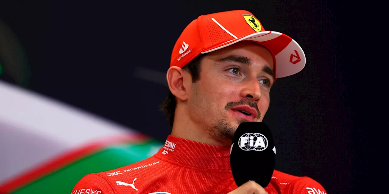 'Red Bull e McLaren fanno qualcosa di strano': Leclerc clamoroso a Imola