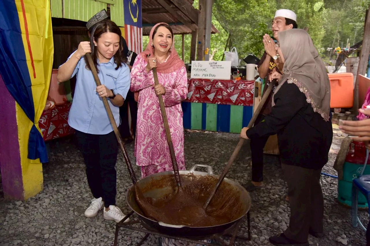 Raja Puan Muda Perlis santuni penduduk