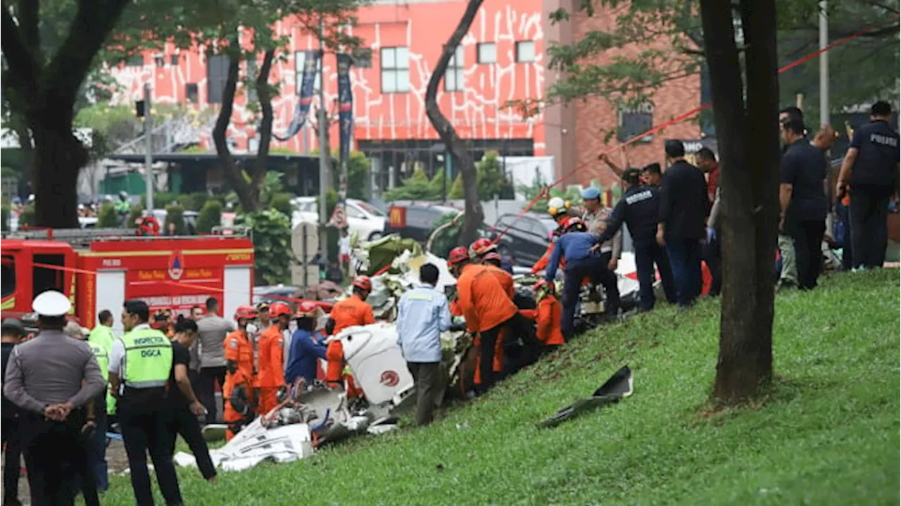 Kondisi Jenazah Korban Pesawat Jatuh di BSD, RS Polri: Tidak Utuh, tapi Tak Terbakar