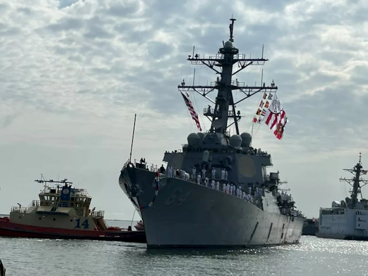 ‘Above and beyond the call of duty’: USS Carney returns to Mayport after historic deployment in Middle East