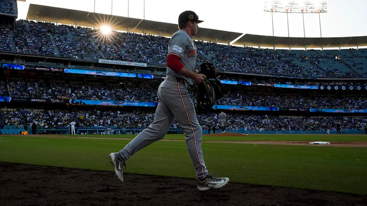 Reds outfielder Hurtubise makes MLB history against Dodgers