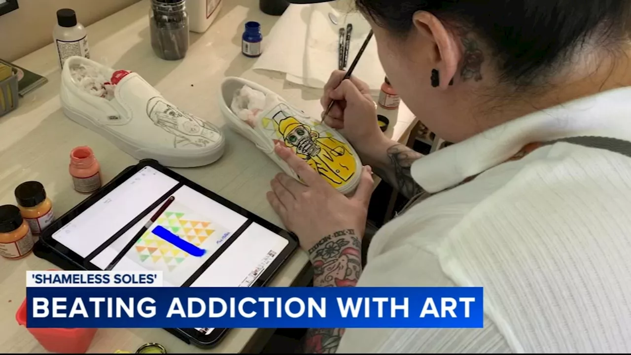 Bucks County woman overcomes addiction with art, one brush stroke at a time