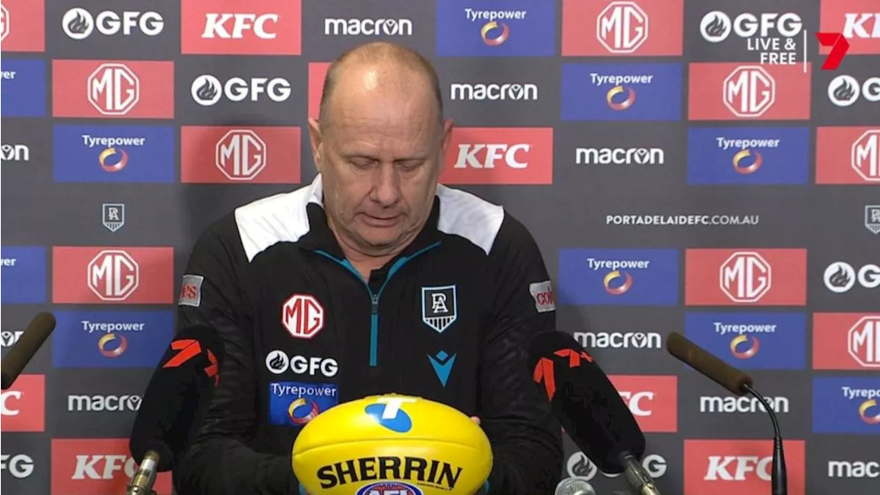 Port Adelaide coach Ken Hinkley divides AFL world with staggering admission about Connor Rozee